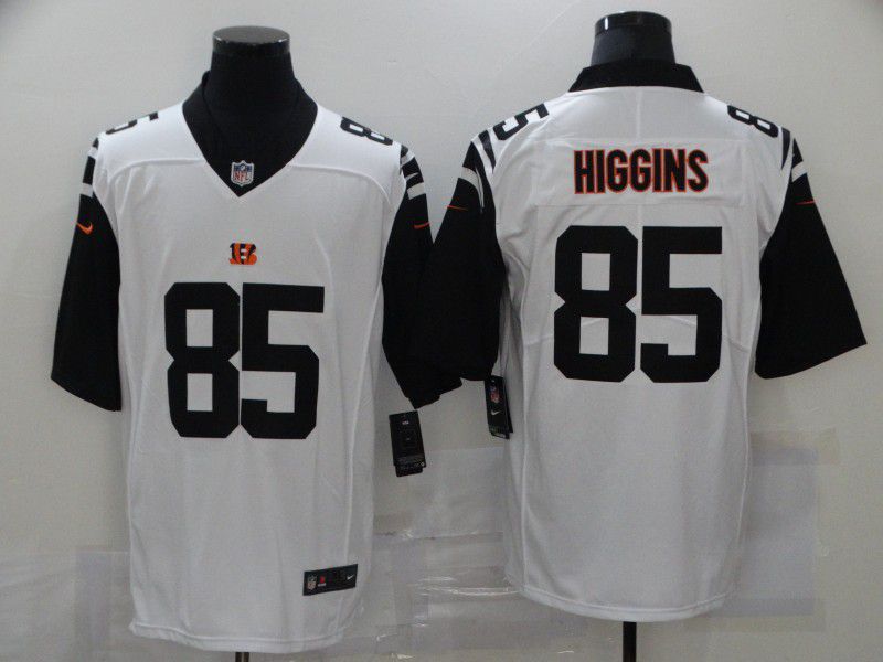 Men Cincinnati Bengals #85 Higgins White Nike Vapor Untouchable Limited 2020 NFL Nike Jerseys